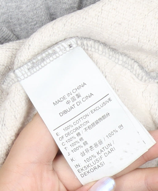 Nike Stussy Men’s Grey Sweatshirt Pullover Medium Crew Neck Sportswear