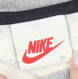 Nike Stussy Men’s Grey Sweatshirt Pullover Medium Crew Neck Sportswear