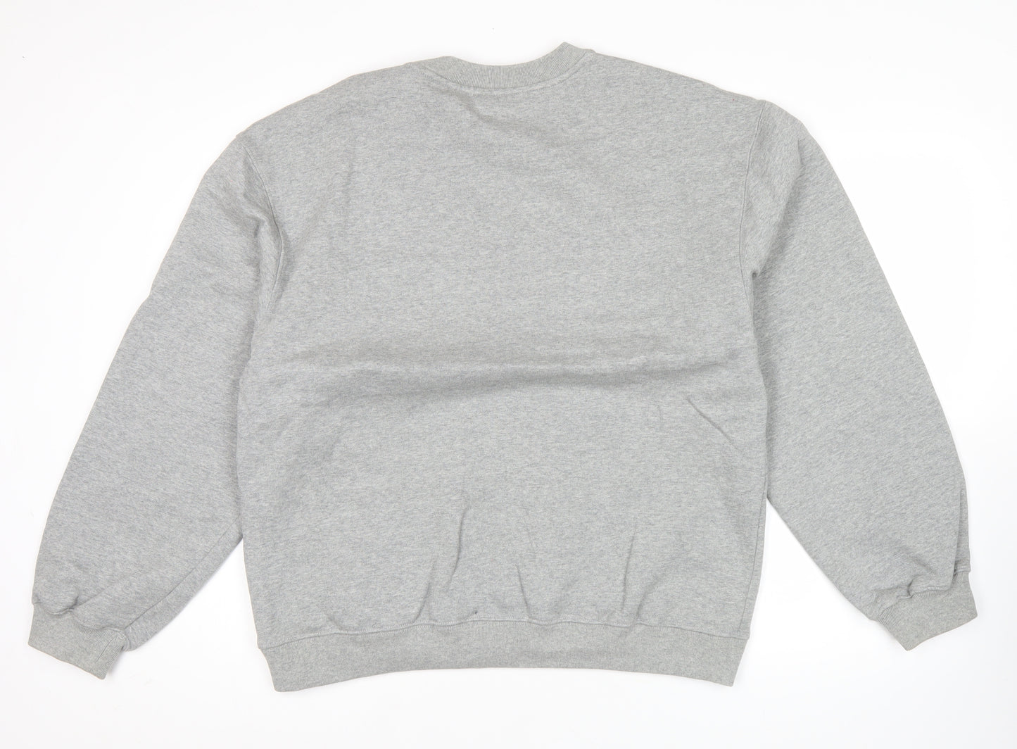 Nike Stussy Mens Grey Crew Neck Sweatshirt M Regular Fit