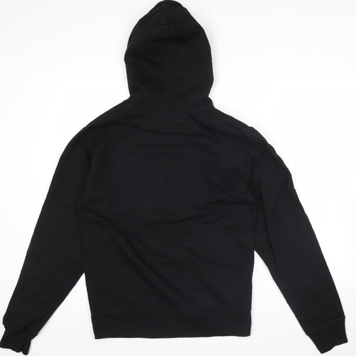 Champion Men's Black Pullover Hoodie Size S Logo Fleece