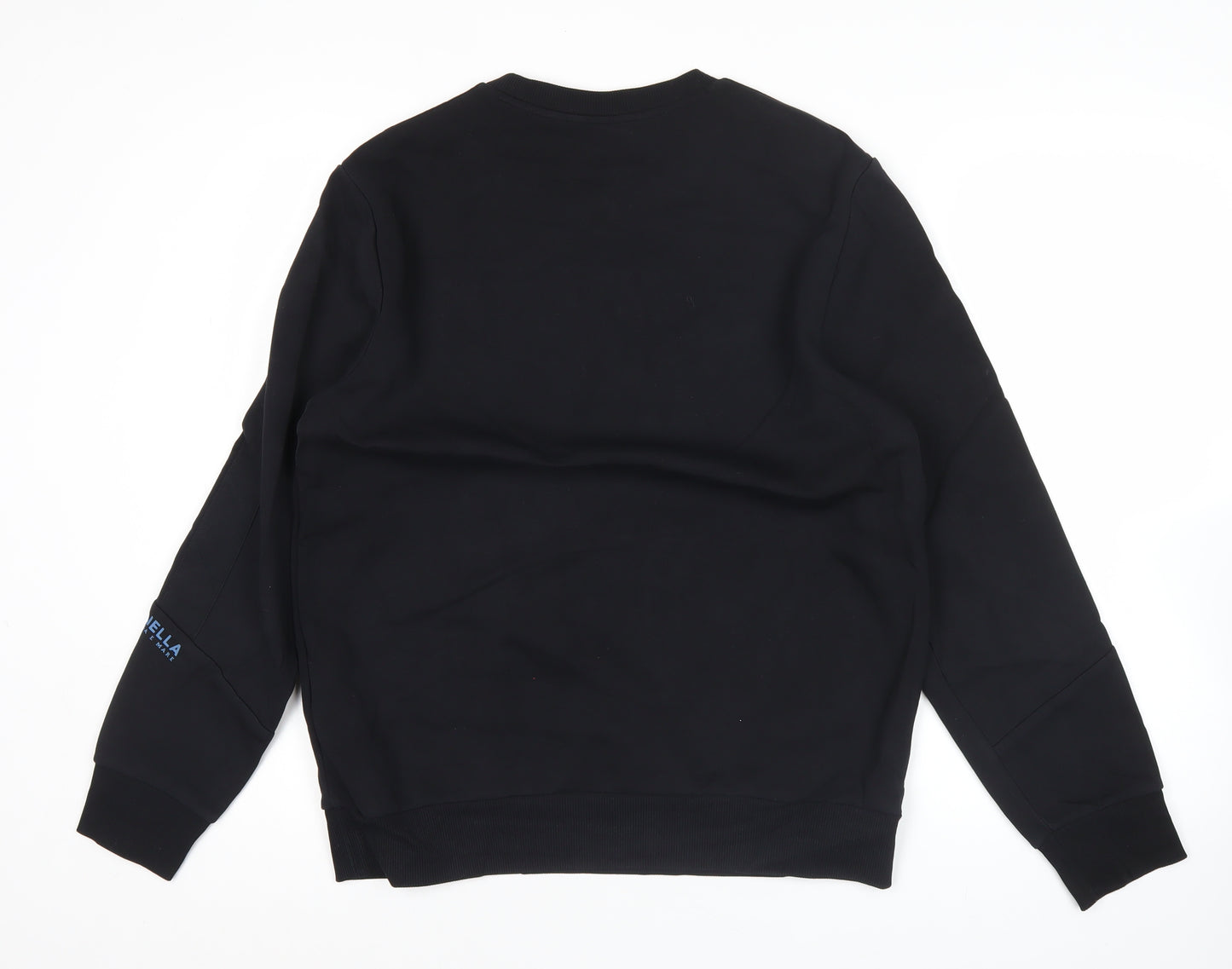 FILA Mens Black Sweatshirt L Regular Fit Crew Neck Pullover