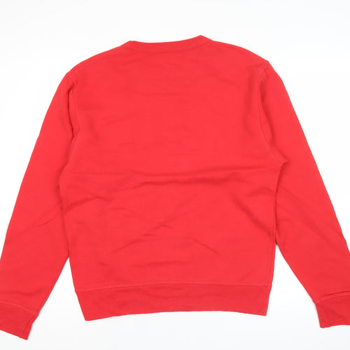 Champion Men’s Red Small Regular Crew Neck Pullover Sweatshirt
