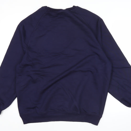 Arc'teryx Mens Blue L Sweatshirt Pullover Crew Neck Logo Outdoor