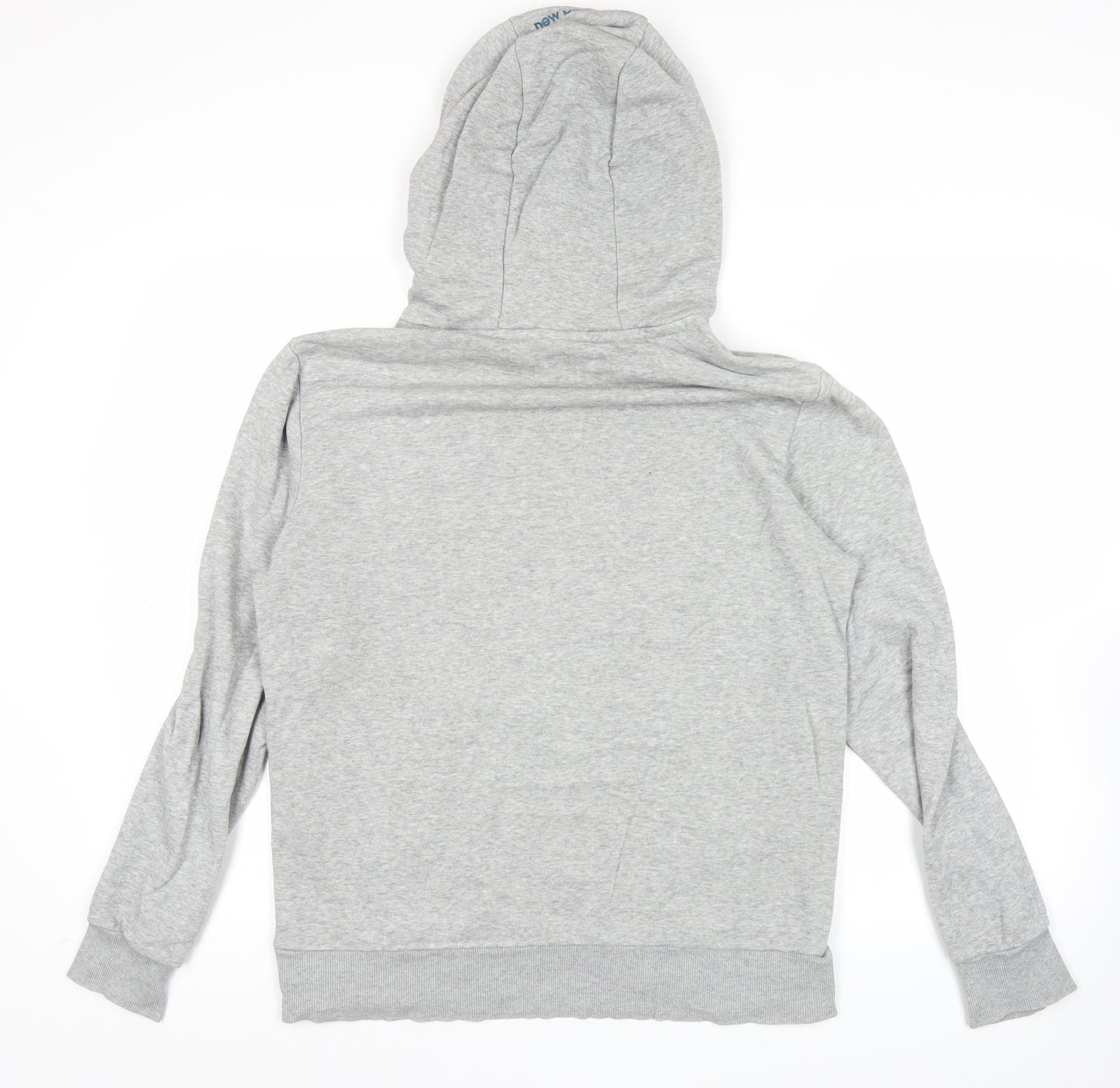 New Balance Men’s Grey Pullover Hoodie Size M Logo Sportswear