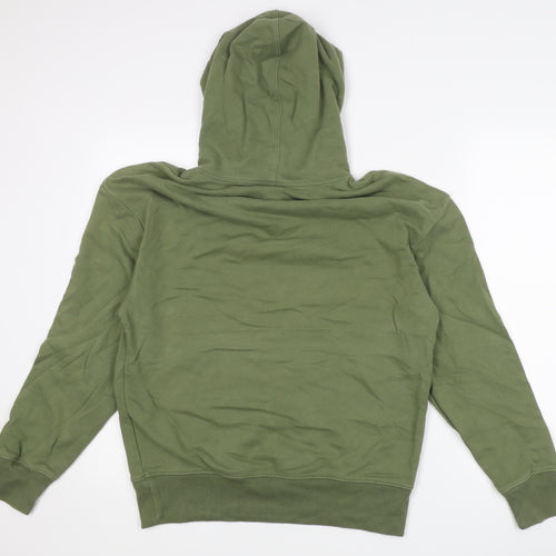 GAP Mens Green Pullover Hoodie XS Regular Fit Long Sleeve