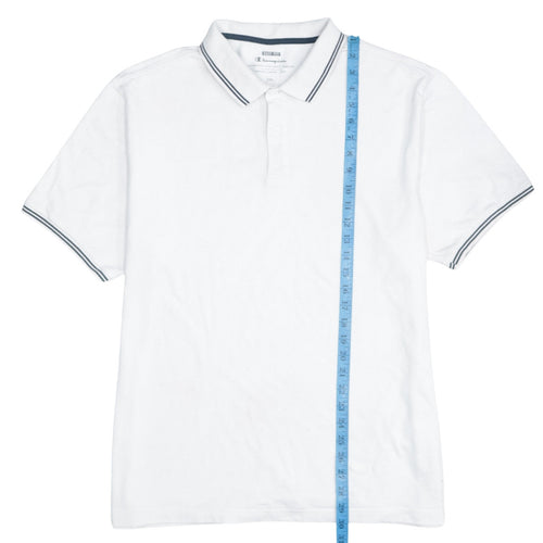 Champion Men's White 2XL Polo Shirt Regular Fit Short Sleeve