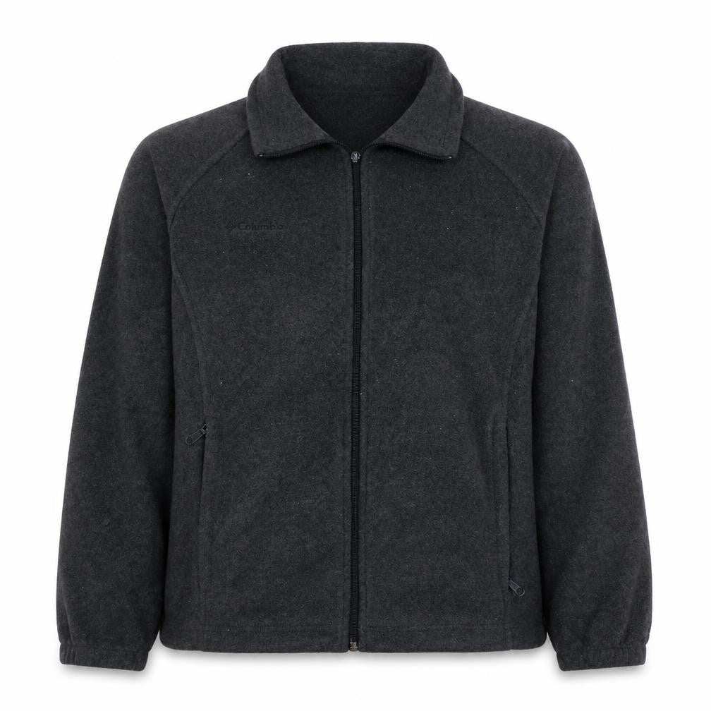 Columbia Women's Black Fleece Jacket Size M Full Zip Outdoor