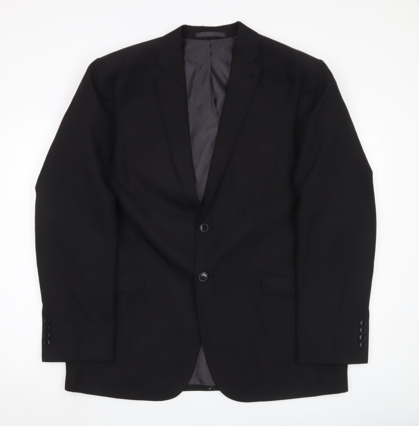 Taylor & Wright Men’s Black 44R Regular Fit Blazer Jacket