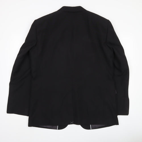 Taylor & Wright Men’s Black 44R Regular Fit Blazer Jacket