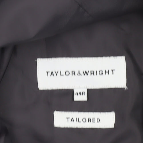 Taylor & Wright Men’s Black 44R Regular Fit Blazer Jacket