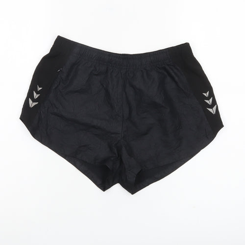 Crivit Womens Black Size 12 Athletic Running Shorts Lightweight