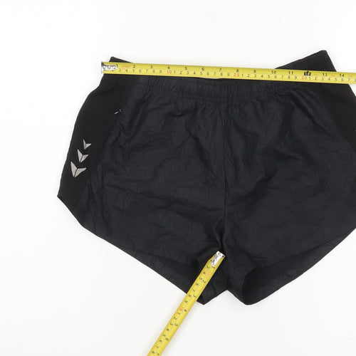 Crivit Womens Black Size 12 Athletic Running Shorts Lightweight