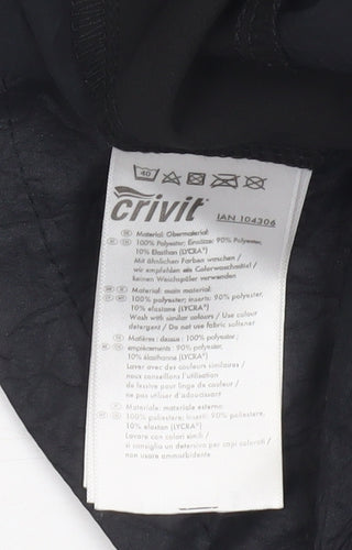 Crivit Womens Black Size 12 Athletic Running Shorts Lightweight