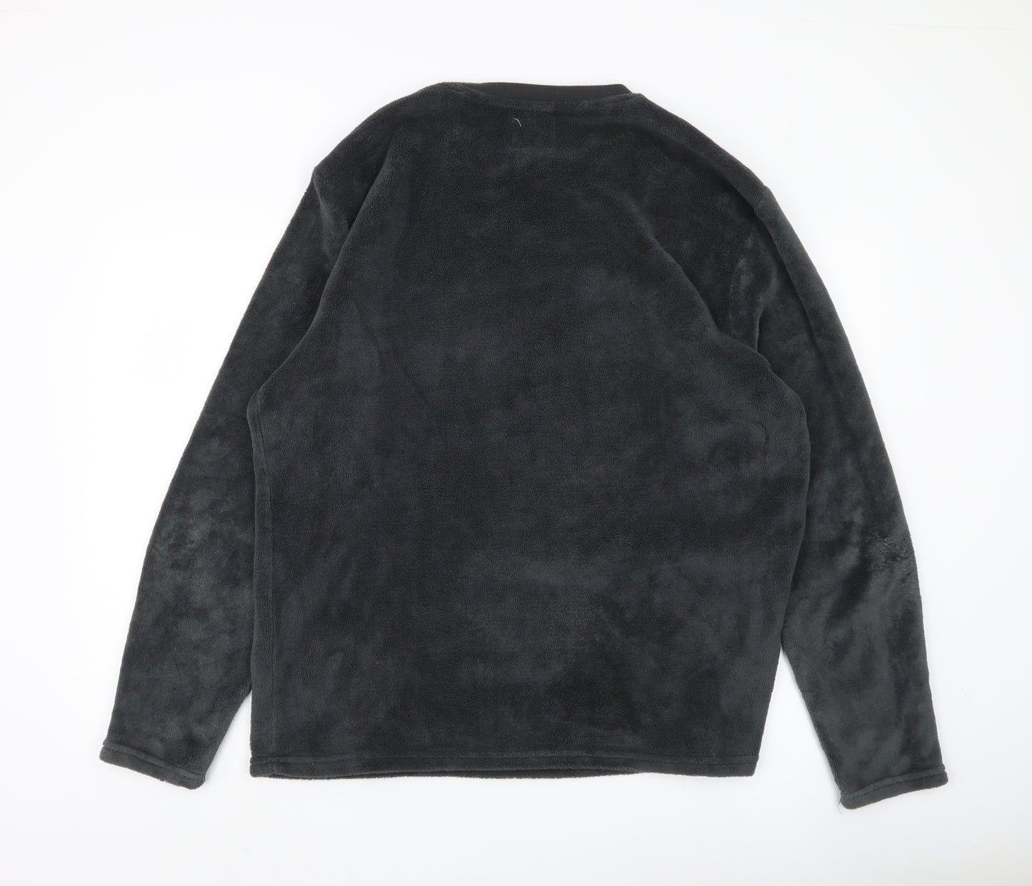 Nickelodeon SpongeBob Men’s Black Fleece Pyjama Top 2XL Long Sleeve