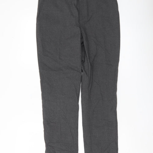 Marks and Spencer Boys Grey 16 Years Regular Fit Dress School Trousers