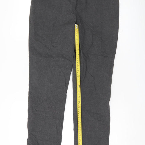 Marks and Spencer Boys Grey 16 Years Regular Fit Dress School Trousers