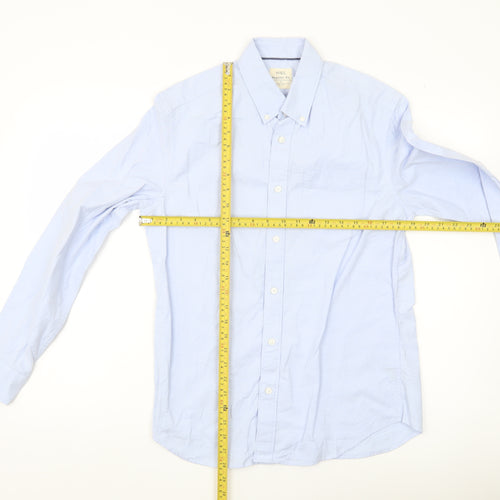 Marks and Spencer Men’s Blue Regular Fit Button-Up Shirt S