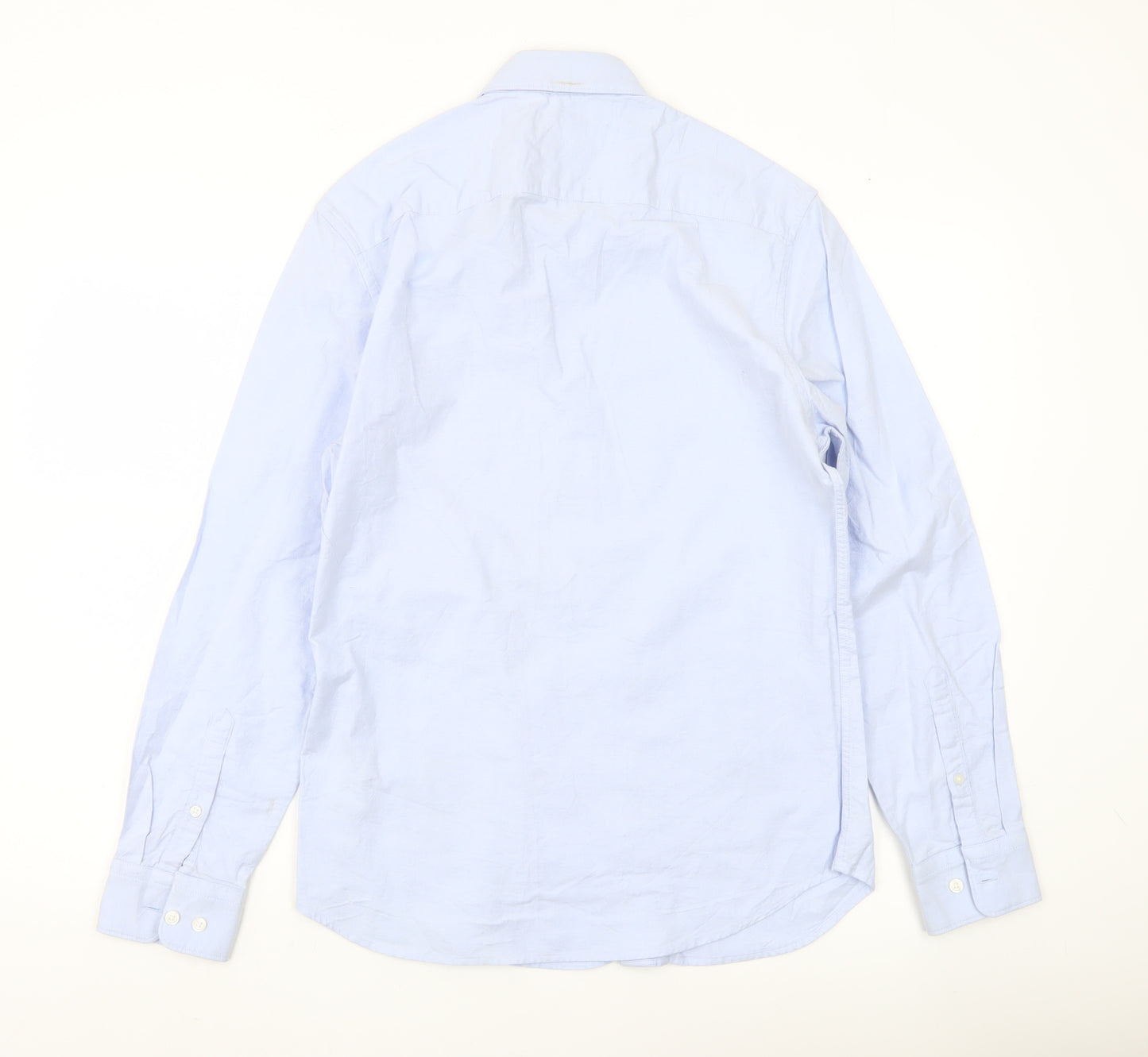 Marks and Spencer Men’s Blue Regular Fit Button-Up Shirt S