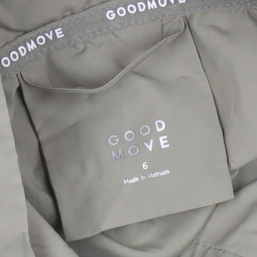 Goodmove Womens Beige Size 6 Lightweight Anorak Jacket Coat
