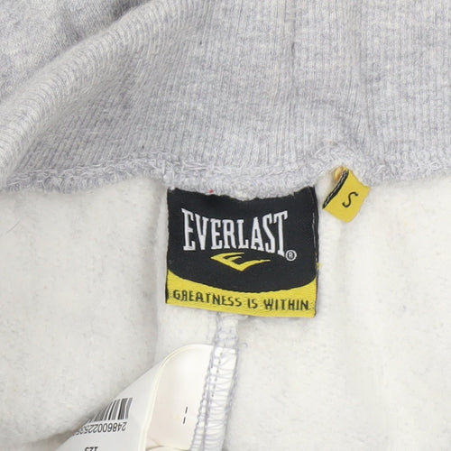 Everlast Men's Grey Sweatpants S Regular Fit Elastic Waist