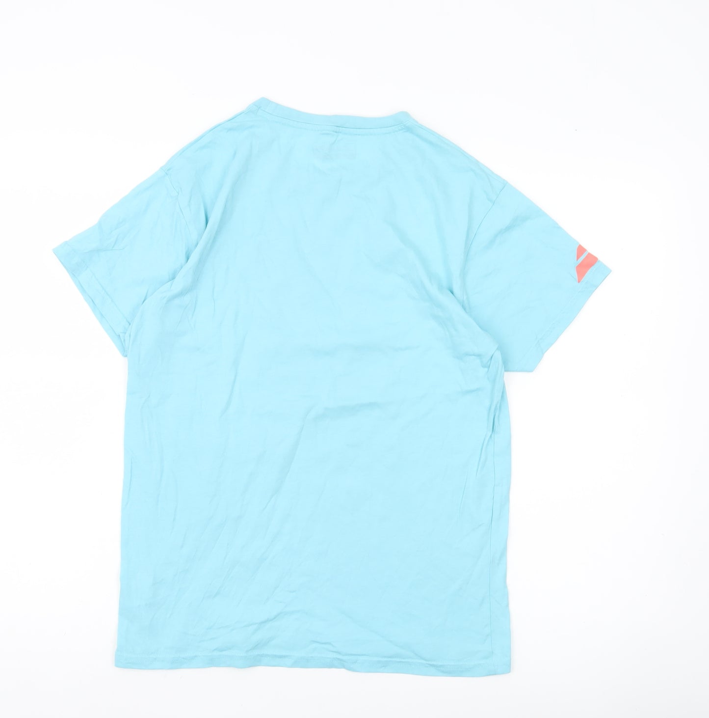 Babolat Men's Blue Medium Graphic Sports T-Shirt Crew Neck