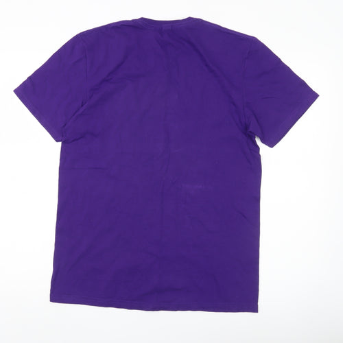 Gildan Men's Purple Medium Crew Neck Graphic Print T-Shirt Jubilee 2022