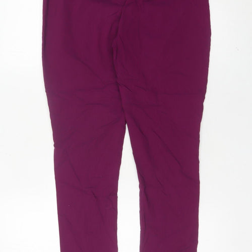 ASOS Women’s Purple Slim Straight Trousers UK 10 Workwear