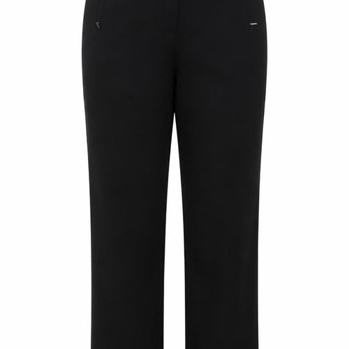 Marks and Spencer Women Black Size 10 Straight Leg Trousers