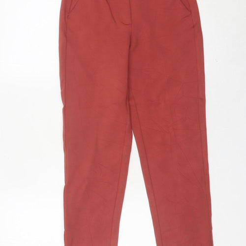 Marks and Spencer Womens Red Slim Trousers Size 6