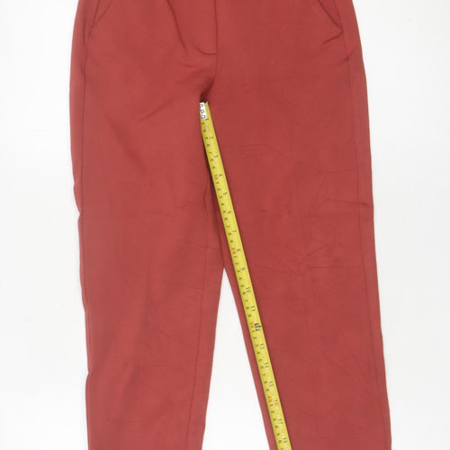 Marks and Spencer Womens Red Slim Trousers Size 6