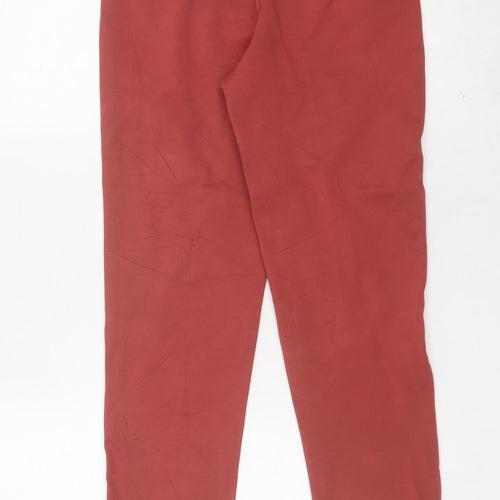 Marks and Spencer Womens Red Slim Trousers Size 6