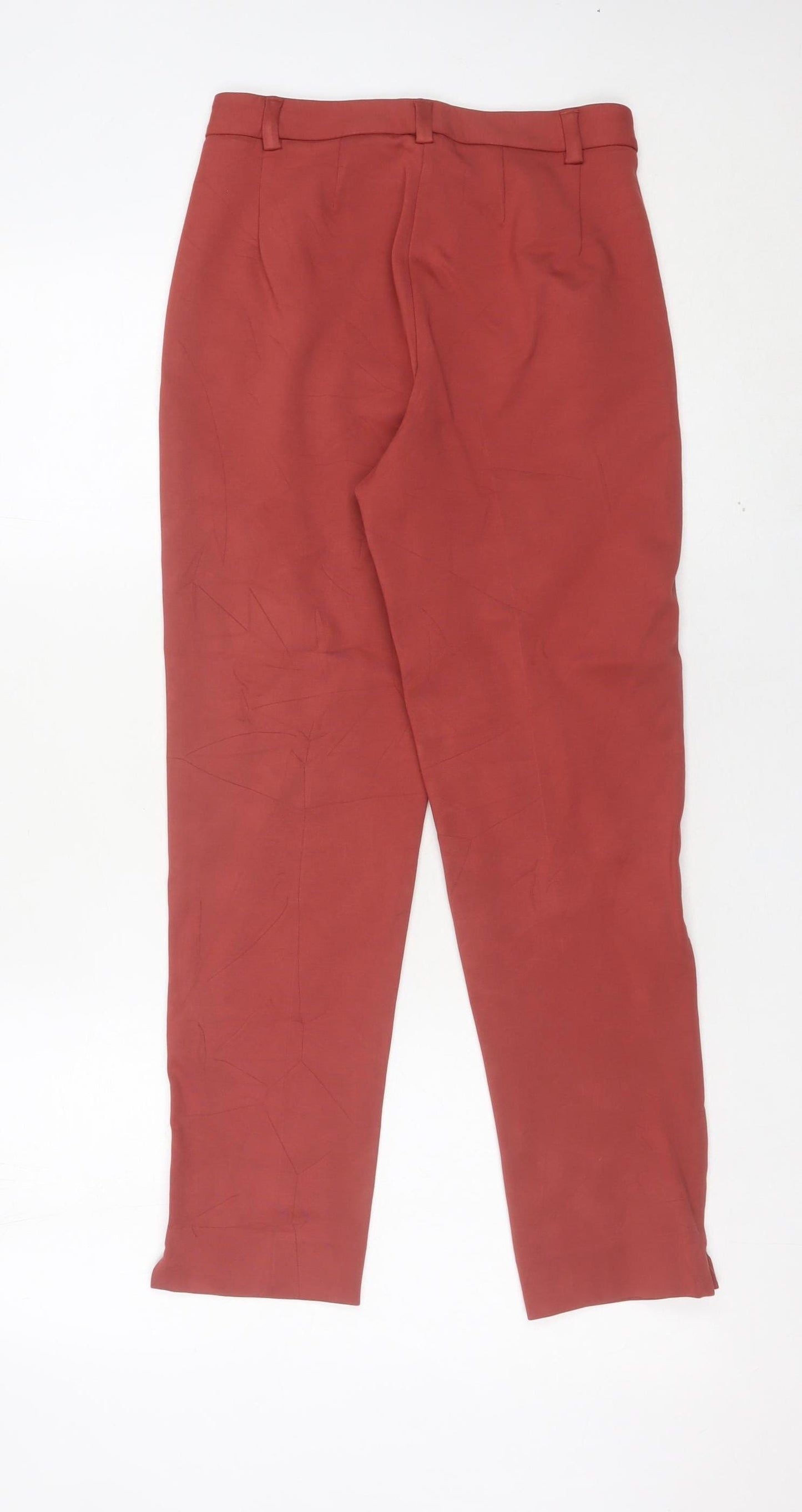 Marks and Spencer Womens Red Slim Trousers Size 6