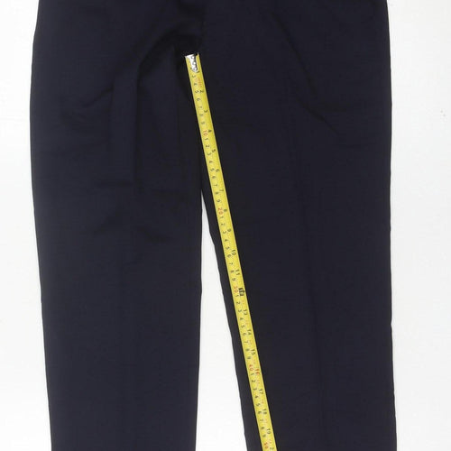 Marks and Spencer Men’s Blue Slim Wool Blend Dress Pants 30W 29L