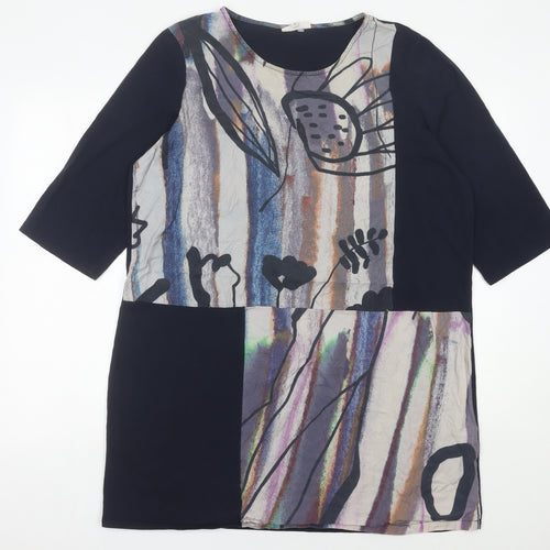 Thought Womens Multicoloured Size 18 Shift Dress Cotton Modal