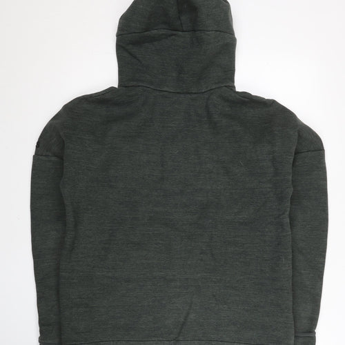 Adidas Mens Green Full Zip Hoodie Jacket Size L Regular Fit