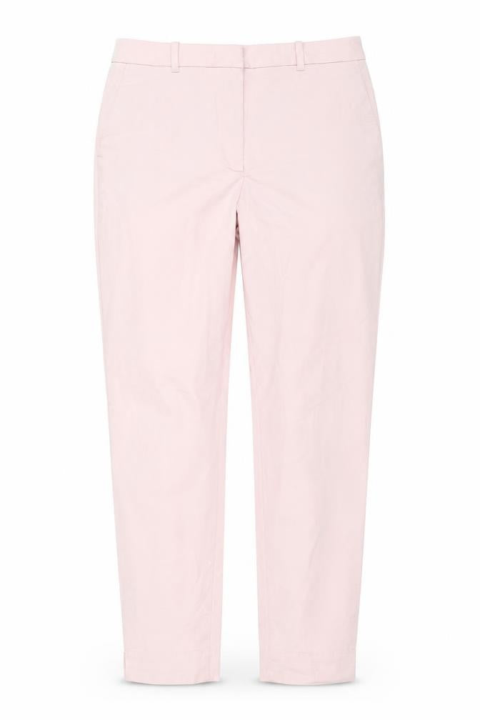 Marks and Spencer Womens Pink Chino Trousers Size 6 Regular Fit