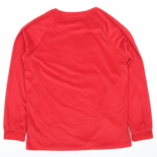Primark Disney Womens Red Mickey Mouse Christmas Sweatshirt S 10/12