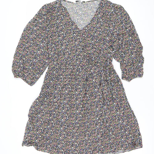 George Women’s Multicoloured Floral A-Line Knee Length Dress Size 12