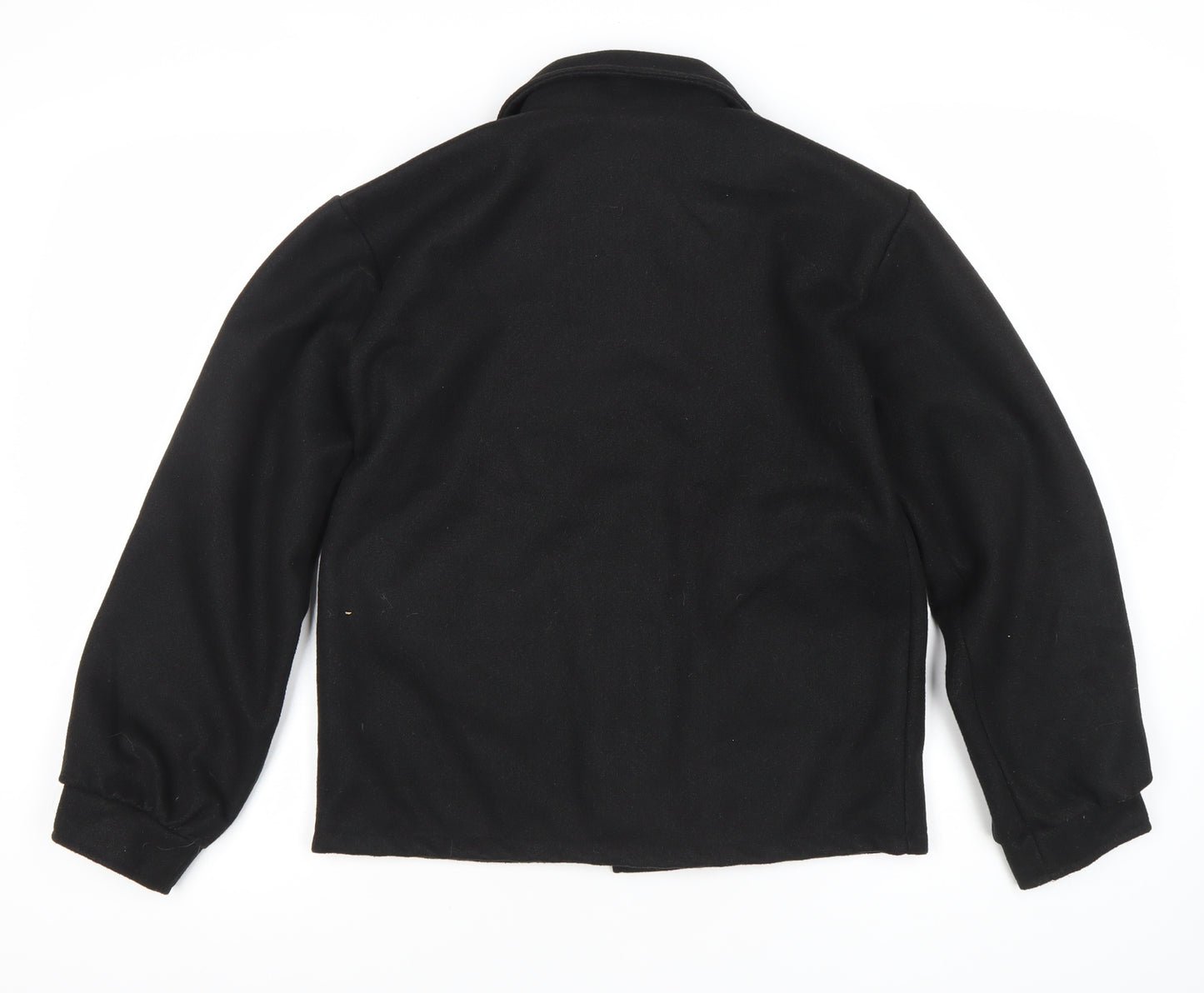 Boohoo Men’s Black Basic Jacket Size 36 Regular Fit Buttoned
