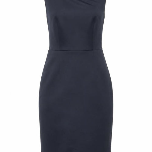 Label Lab Womens Black Size 8 Sheath Sleeveless Asymmetric Dress