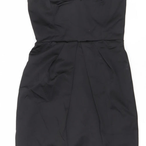 Mango Suit Women’s Black XS Strapless Sweetheart Mini Dress