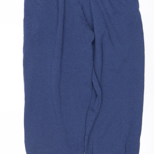 iets frans Womens Blue Sweatpants Size S Elastic Waist Tapered Joggers