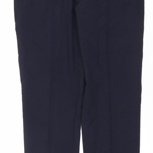 Marks and Spencer Mens Blue Slim Fit Dress Pants 30x29 Wool Blend