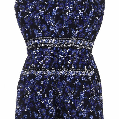 Gracech Womens Black Blue Floral Strapless Dress Size 20
