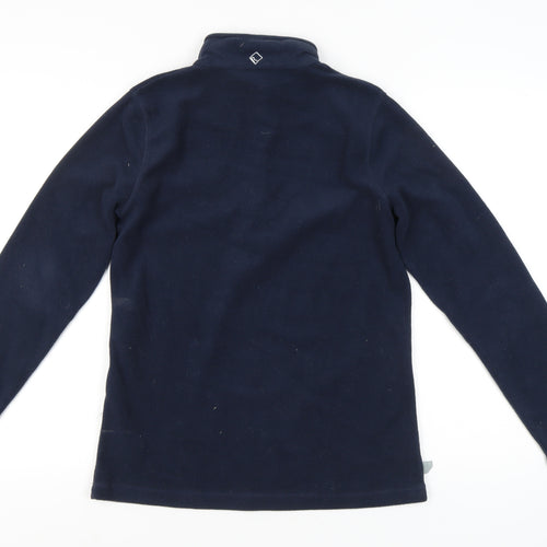 Regatta Women’s Navy Fleece Sweatshirt UK 10 Pullover 1/2 Zip Outdoor