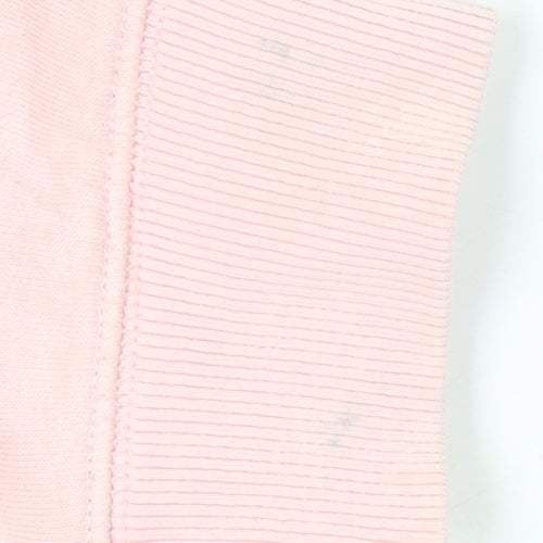 Jack Wills Women's Pink Cotton Hoodie UK 12 Pullover Casual Sweatshirt