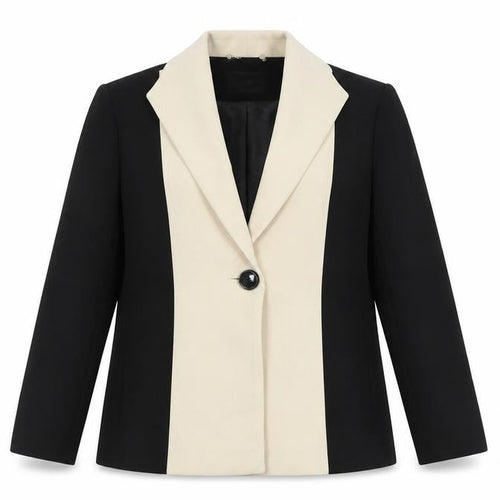 Windsmoor Women’s Black Beige Colourblock Blazer Jacket UK 16