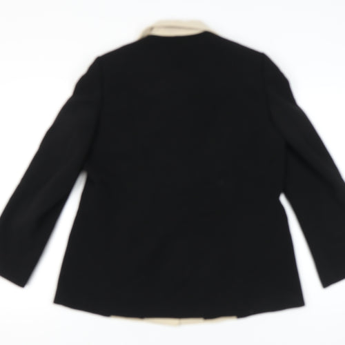 Windsmoor Women’s Black Beige Colourblock Blazer Jacket UK 16