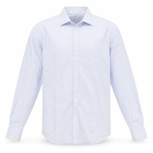 Austin Reed Men’s Blue Check Cotton Button-Up Shirt 16.5 42in