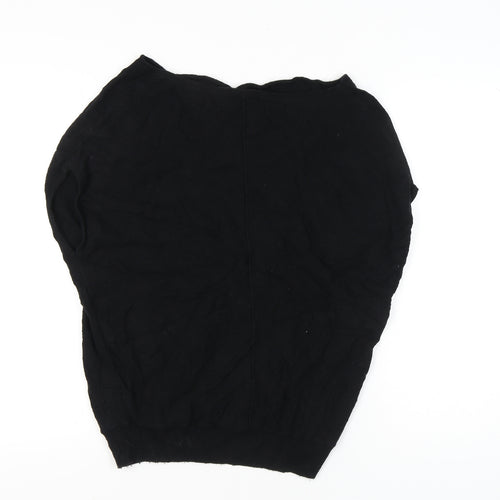 Mint Velvet Women’s Black Small Crew Neck Pullover Jumper